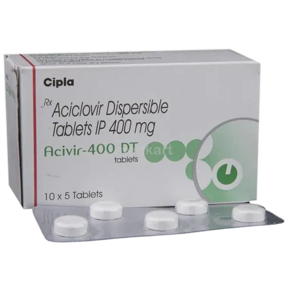 acivir 400dt tablet 5's